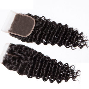 Deep Wave Virgin Hair Closure